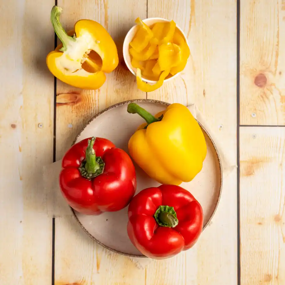 Capsicum Red And Yellow